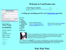 Tablet Screenshot of camtronix.com